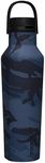 Corkcicle Series A Sports Canteen Insulated Water Bottle, Navy Camo, 600 ml Capacity