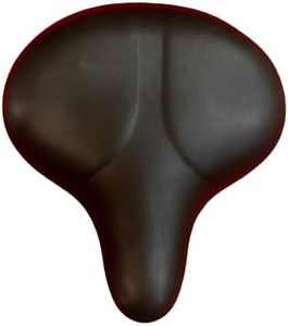 Exercise Saddle for Home Fitness Equipment, Comfortable Seat with Synthetic Leather Padding, Universal 3 Bolt Mount