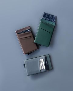 VULKIT RFID Metal Card Holder – Slim Wallet for Credit Cards
