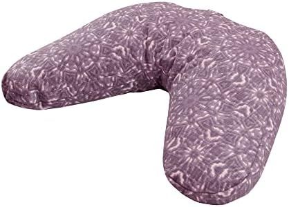 Hugger Mugger V-Shaped Meditation Cushion - Celestial Plum - Provides Support in Cross-Legged Sitting, Promotes Healthy Posture, Handmade in The USA