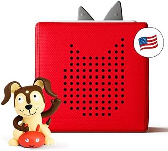 Toniebox Audio Player Starter Set with Playtime Puppy - Listen, Learn, and Play with One Huggable Little Box - Red