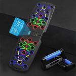 Push up board with counter, Multi-Functional Home Workout Equipment Pushup Board Fitness, Foldable Pushup Board for Chest, Home Strength Training, Suitable for Men and Women Strength Training