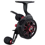 Piscifun ICX Carbon Ice Fishing Reel, Inline Ice Reel 0.36 LB Magnetic Drop System, Free-Spool Bidirectional Lever, 3.2:1 High Speed, 8+1 Shielded BB, CNC-Machined Ice Reel