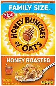 Honey Bunches of Oats Honey Roasted Breakfast Cereal, Honey Oats Cereal with Granola Clusters, 18 OZ Box