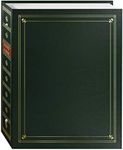 Pioneer Photo Albums Aps 3-Ring Bi-Directional Le Memo Album, Hunter Green