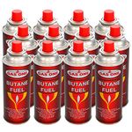 12 Butane Fuel GasOne Canisters for Portable Camping Stoves