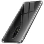 TheGiftKart Shockproof Clear Back Cover Case for OnePlus 6 | 360 Degree Protection | Hard Transparent Back Cover Case for OnePlus 6 (PC & TPU, Transparent Bumper)