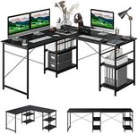 Giantex L-Shaped Desk with Storage 