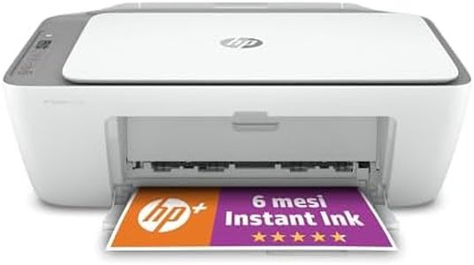 HP DeskJet 2720e 26K67B, Stampante Multifunzione a Getto d'Inchiostro A4 a Colori, Fronte e Retro Manuale, 7,5 ppm, Wi-Fi, HP Smart, 6 Mesi di Inchiostro Instant Ink Inclusi con HP+, Bianca