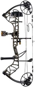 Bear Legit Maxx Ready to Hunt Compound Archery Bow, 70lb. Draw Weight, Left Hand, Mossy Oak Roots/Black