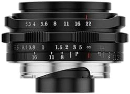 Thypoch Ksana 21mm f/3.5 M Mount Lens Full Fame for Leica M Mount Cameras, Manual Focus Lens Ultra-Wide, Net Weight 0.25lb, for Leica M2 M4 M6 M9 M9-P M 240 M-P 240 M 262 M10-P M10-R M11 Black