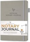 Legend Notary Journal – Hardcover Notary Log Book with Pre-Printed Entries – Notary Public Journal of Notarial Acts – Notary Supplies – 250 Entries, Numbered Pages, 7"x10" (Foggy Alps)