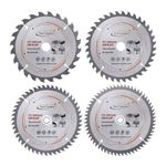 Tech Traders TCT165MX-DSK Circular Wood Saw Blades 165mm x 20mm (16mm Ring) Pack D Compatible with Makita Bosch Dewalt etc
