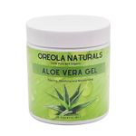 Aloe Vera Gel by Oreola Naturals, 16 Oz- 100% Pure, Soothing, Cooling , Hydrating and Moisturizing Ideal for Face, Hair and Skin- New Improved Packaging and Tamper-proof Seal