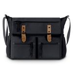 Lovvento Messenger Bag for Men - Women Laptop Bag 15.6 inch Satchel Bags Mens Canvas Crossbody Bags Messenger Bags for Work Business
