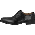 Clarks mens Tilden Walk oxfords shoes, Black Leather, 11.5 US