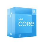 Intel Core i3 12100F 12th Gen Generation Desktop PC Processor 4 CPU with 12MB Cache and up to 4.30 GHz Clock Speed LGA 1700 Socket