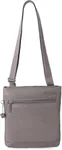 Hedgren LEONCE Crossbody Bag - RFID Protection, Zip Lock, Pen & Slip Pockets, Water-Repellent, 0.92L - Sepia