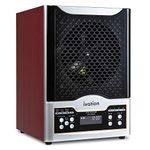 Ivation 5-in-1 HEPA Air Purifier & Ozone Generator W/Digital Display Timer and Remote, Ionizer & Deodorizer 3,700 Sq/Ft – HEPA, Carbon and Photocatalytic Filters, UV Light and Negative Ion Generator