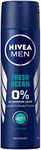 Nivea Men Fresh Ocean Aluminium Free Pack of 6 x 150 ml Deodorant Spray for Men
