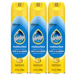Pledge Dust and Allergen Furniture Spray, 9.7 Ounce (Pack of 3)