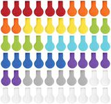 Cable Labels - Wrap-It Storage - Mini, Multi-Color (60 Pack) - Colorful Cable Label Tags, Charger Labels, Cable Labels Tags, and Wire Labeler Using Color Coded Labels