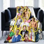 Blanket Ryan Gosling Soft and Comfortable Wool Fleece Throw Blankets for Sofa Office car Camping Yoga Travel Home Decoration Cozy Plush Beach Blanket Gift