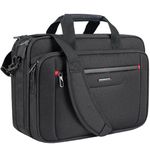 VANKEAN Laptop Briefcase Premium Laptop Case Fits 17.3 Inch Laptop Shoulder Bag Water-Repellent Messenger Bag for Men/Women Travel/Business/Black