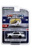 Greenlight 1:64 Hot Pursuit - 2021 Tahoe Police Pursuit Vehicle (PPV) - Fleet Police Show Vehicle - White and Black (Hobby Exclusive) 30356 [Shipping from Canada]