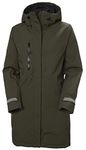 Helly Hansen Women's Adore Insulated Rain Coat, Utility Green, L