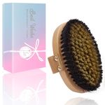 VERYOND Copper Dry Brush Body Brushing Dry Skin Brush with Ion Charged Bristles Dry Brushing, Exfoliating Body Brush,Reduce Stress