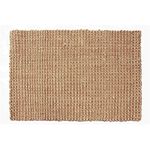 Onlymat Handmade Jute Door Mat, Meditation Mat,100% Natural Jute Rug Fibers, Thick and Sturdy, Beautiful Look, Environment Friendly 60 x 90 cm