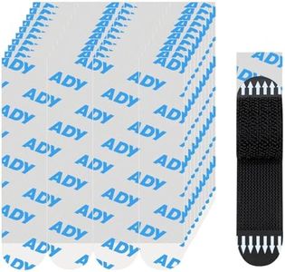 ADY 40lbs Picture Hanging Strips Heavy Duty 40Pairs，Damage Free Removable Picture Hangers, Refill Adhesive Strips for Rent Room, Hook and Loop Strips Mounting Tape for Painted Wall