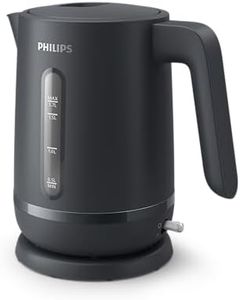 Philips HD9314/90 Double-Walled Electric Kettle | 1.7L Capacity | 1800W Power | Charcoal Grey Color | Perfect for Hot Water | Water Heater Kettle