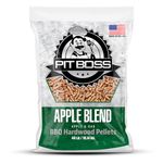 Pit Boss 55433 Apple Wood Pellets for Cooking BBQ-40 No Bag