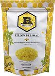 Beesworks Yellow Beeswax Pellets (1 lb) | 100% Pure, Cosmetic Grade, Triple-Filtered Beeswax for DIY Skin care, Lip Balm, Lotion, and Candle Making