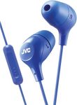 JVC HAFX38MA Marshmallow Earphones With Microphone & In-line Remote (Blue)