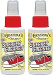 Grandma's Secret Sneaker Cleaner - Shoe Cleaner for Rubber, Canvas and Leather - Stain Remover Spray Removes Dirt, Grime and Grass - Sneakers Cleaner for Outdoor Shoes, Slippers and Moccasins – 3 oz