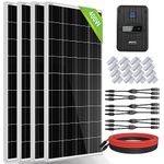 ECO-WORTHY 400 Watt MPPT Solar Panels Kits,1.6KWH Solar Starter Kit with 40A MPPT Charge Controller for RV, Boats, Trailer, Camper, Marine, Shed, Off-Grid