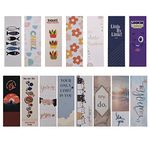 Papboo Designer Bookmarks Set of 15, Design- 1 - Specially Designed for Book, Artcard, Matte Finished,NO Repeat Designs, Multi-Color Bookmark (6 * 2 inches)