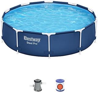 Bestway Steel Pro 12' x 30" Round Above Ground Pool Set | Includes 330gal Filter Pump