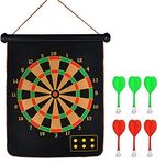 ArrowMax Magnet Dart Board Game for Kids,Double Sided Magnet Dart Board with Darts (Multicolor) (12)