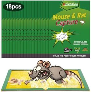 18 Pièces Piege a Souris Efficace Colle Souris, Piege Attrape Souris Anti Souris Efficace Piège à Souris Anti Rongeur Plaque Collante Souris Produit Anti Rat, Piege a Rat