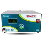 KANAAD® Shakti 12-24 Volts 10A Smart Battery Charger for Lead Acid Flooded Car and Inverter Battery - Automatic Battery Selection, Reverse Polarity Protection, Compatible with Lead Acid Battery