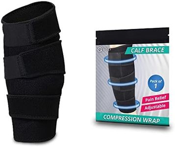 Calf Brace for Torn Calf Muscle, Adjustable Shin Splint Support, Calf Compression Sleeve for Lower Leg Injury, Strain - Calf Pain Relief for Men and Women Fitness, Running,Football (1)