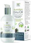 Y-Not Natural Ultra Pure Australian Emu Oil - Luxury, Hospital Grade 200 ml | Free Range Aboriginal Omega 3, 6 & 9 Oil infused with Lemon Myrtle essential oil - The Ultimate Moisturizer for Skin, Hair, Nails, and Scalp