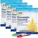 By The Cup Mood Spoons Intended for & Includes, 4 Dole Pineapple Lactose-Free Soft Serve Mix, 4.4 Pound Bulk Bags