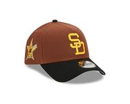 New Era San Diego Padres MLB Harvest All Star Game 1978 Brown Black 9Forty A-Frame Snapback Cap - One-Size