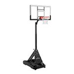 Spalding - Momentous Performance Basketball Hoop - Acrylic H-Frame - Basketball Hoop - Size 54¨ - Height Adjustable - Portable - Pro SLAM Tearing Edge Including