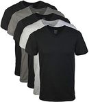 Gildan Men's V-Neck T-Shirts, Multi